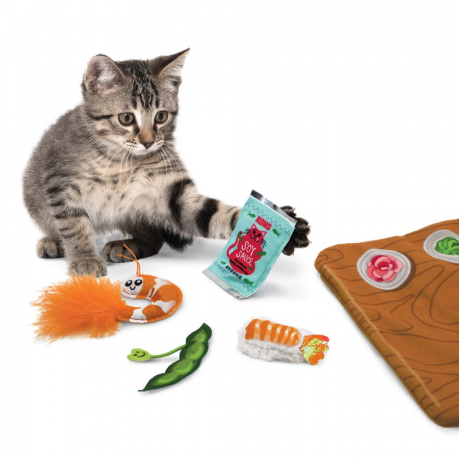 KONG Sushi 5 juguetes en 1 con catnip CPP9