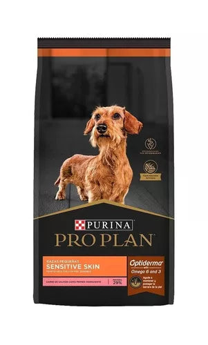 Alimento Pro Plan OptiDerma Sensitive Skin Adult para perro adulto de raza pequeña sabor salmón y arroz en bolsa de 1kg