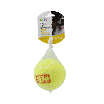 Juguete Pelota Gde De Tenis C/Squeaker - 1 Pz Fl7156