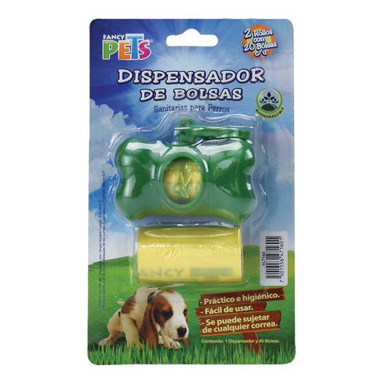DISPENSADOR C/BOLSAS SANITARIAS - 40 PZ FL7160
