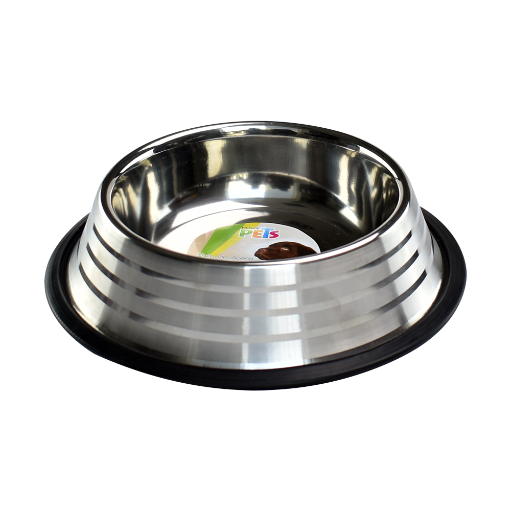 PLATO ESTRIADO DE ACERO 32 OZ (907 G) FL8194