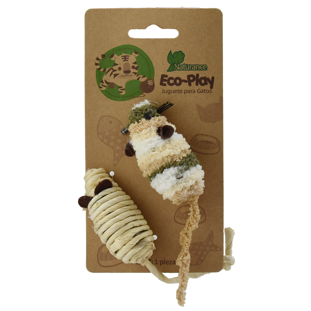 JUGUETE RATON ECOPLAY - 2 PZ FL8233