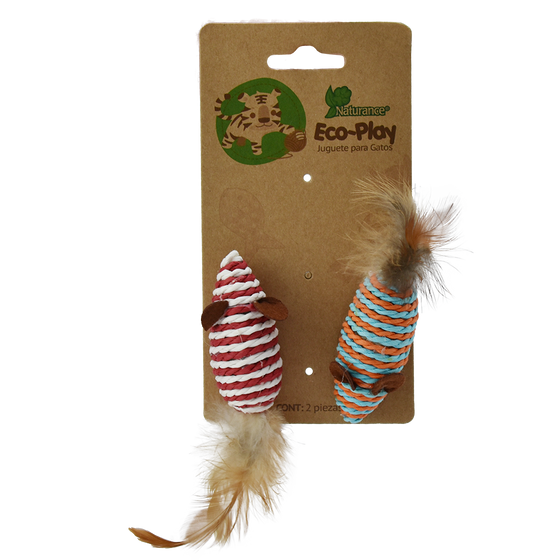 JUGUETE RATON C/PLUMA ECOPLAY - 2 PZ FL8234