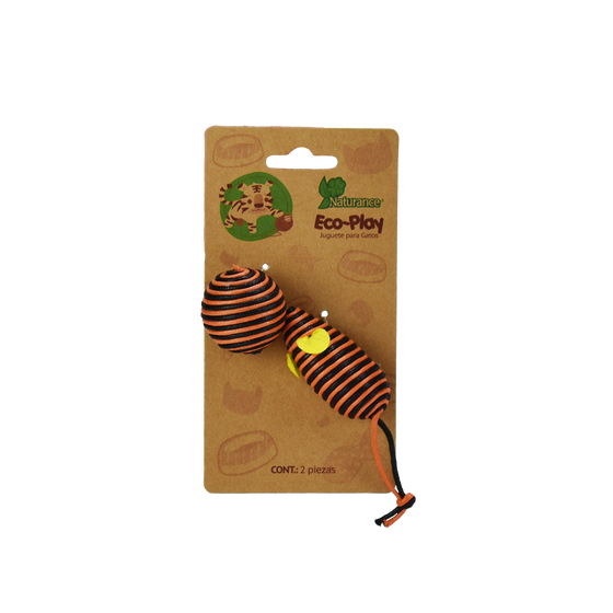 JUGUETE BOLA Y RATON ECOPLAY - 2 PZ FL8244