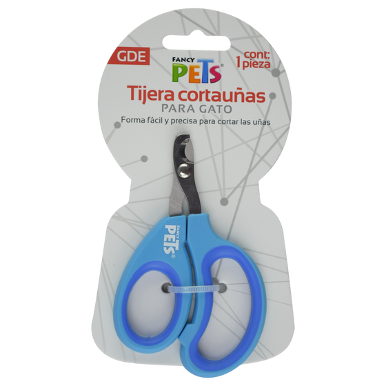 TIJERA CORTAUÑAS GDE P/GATO FL8303