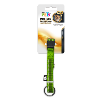 Collar Xch C/Ultra Grip Y Bandas Reflejantes Verde Fl8716