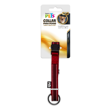 COLLAR XCH C/ULTRA GRIP Y BANDAS REFLEJANTES ROJO FL8718