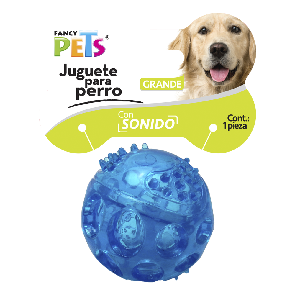 JUGUETE PELOTA FLEXIBLE GDE C/SONIDO FL8756