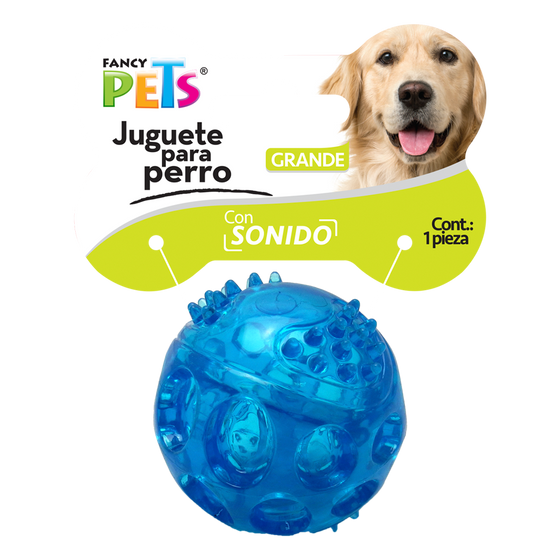 JUGUETE PELOTA FLEXIBLE GDE C/SONIDO FL8756