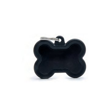 Placas Myfamily - Osso Alluminio Nero Gomma Nera Hta01Black