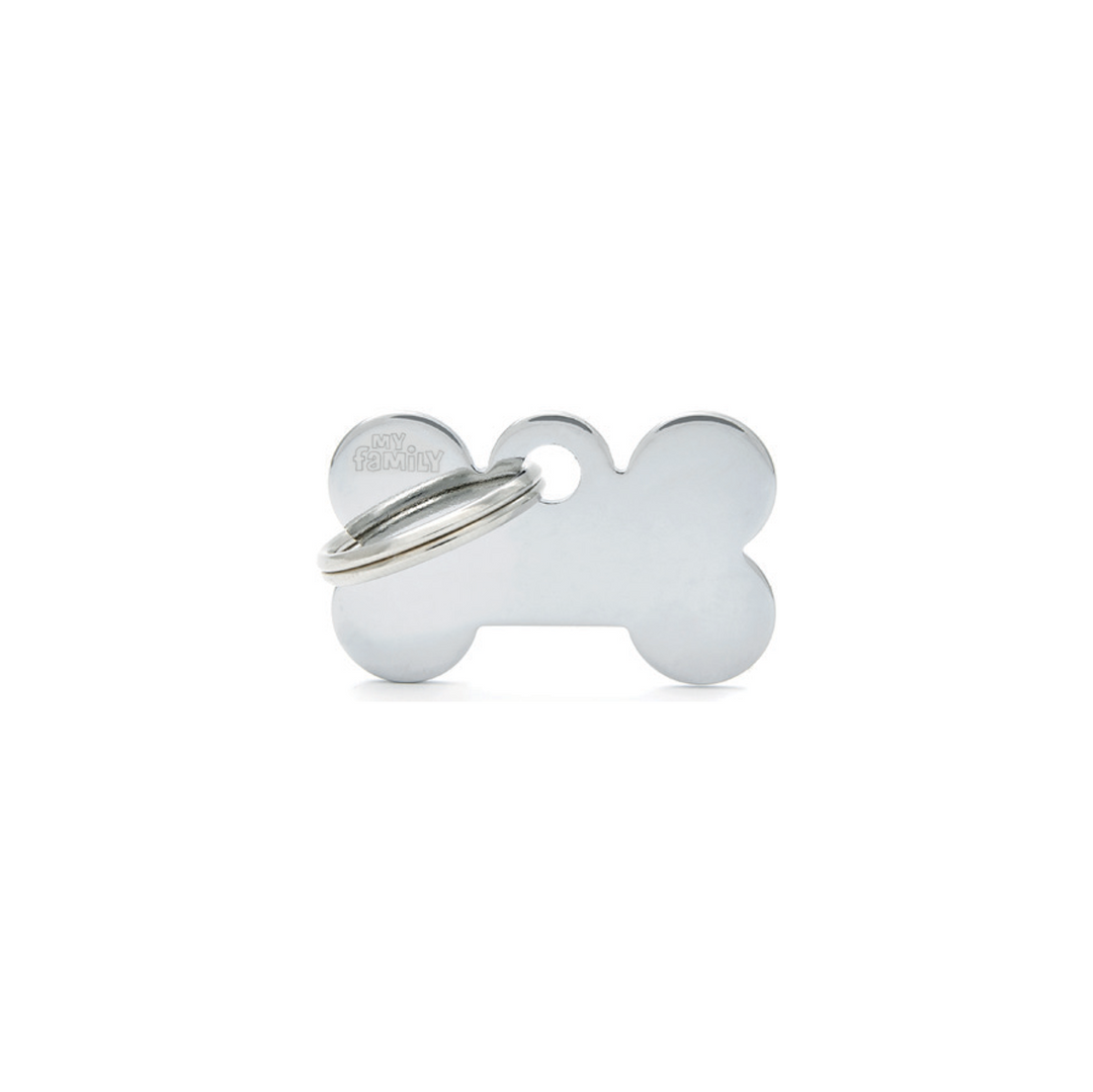 Placas MyFamily - SMALL BONE CHROME MFB01