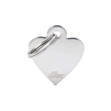 Placas Myfamily - Small Heart Chrome Mfb21