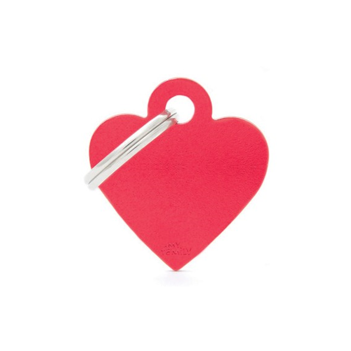 Placas MyFamily - SMALL HEART ALUMINIUM GREY MFB72