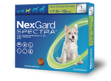 Nexgard Spectra Mediano (7.6-15 kg) (1 masticable)