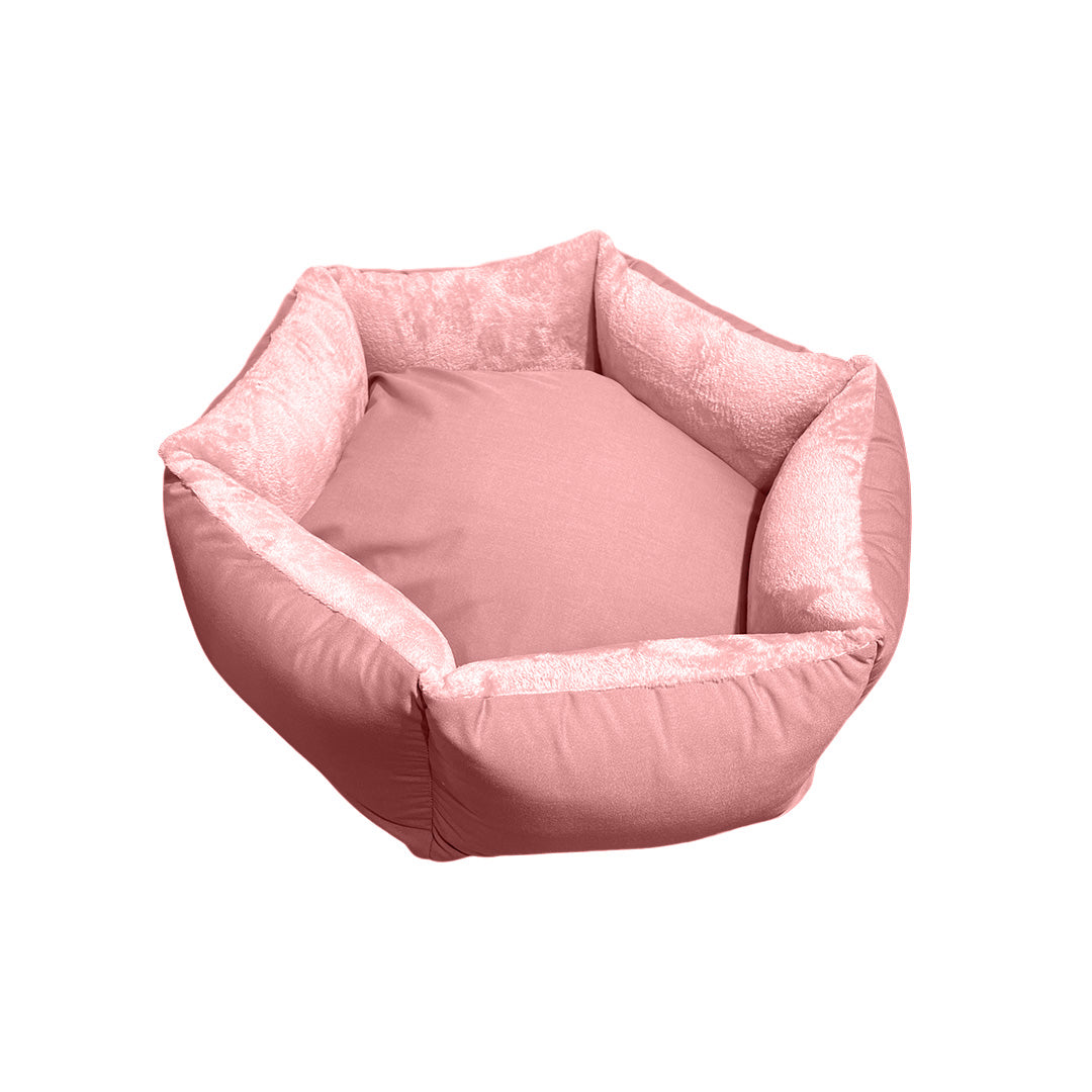 Puffy Beds - Cama Antiestrés Hexagono - Rosa