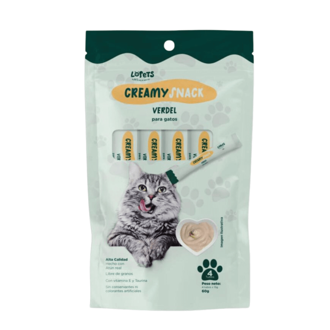 Creamy Snack Verdel Lopets 60gr