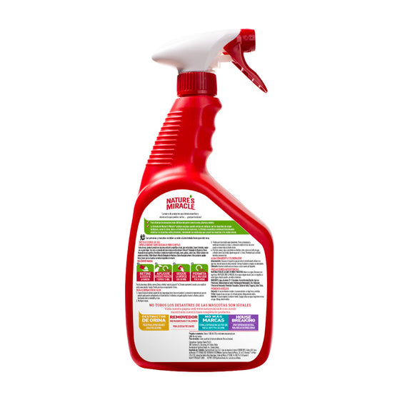 NATURES MIRACLE REMOVEDOR MANCHAS Y OLORES DIFÃ­?CILES 946ML