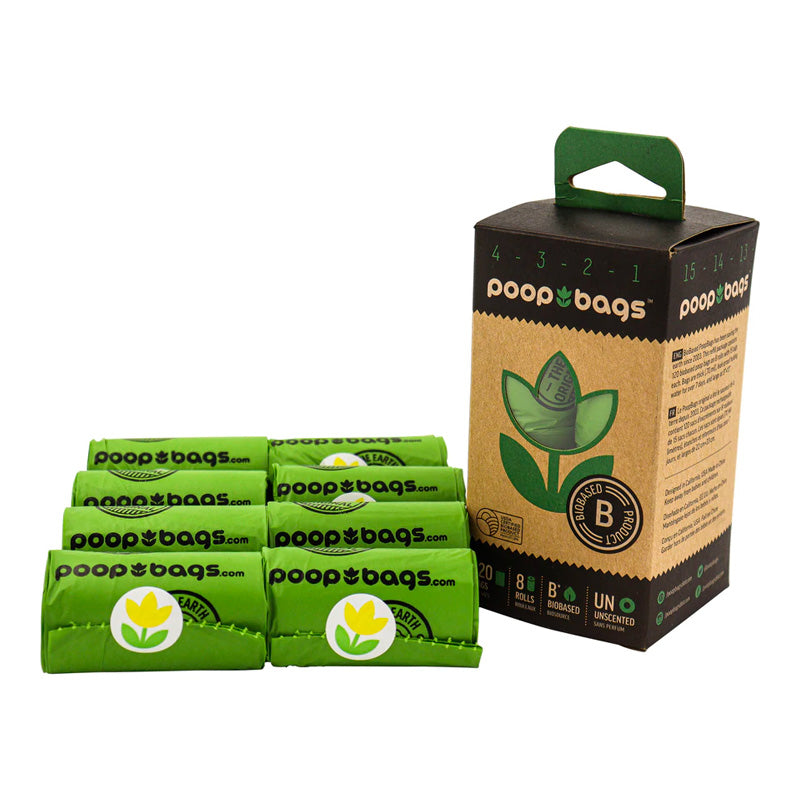 POOP BAGS Bolsas biodegradables desechos c/ 8PZAS CDR072