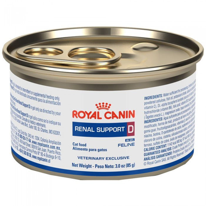 Alimento Royal Canin Soporte Renal D Para Gato Lata 85g