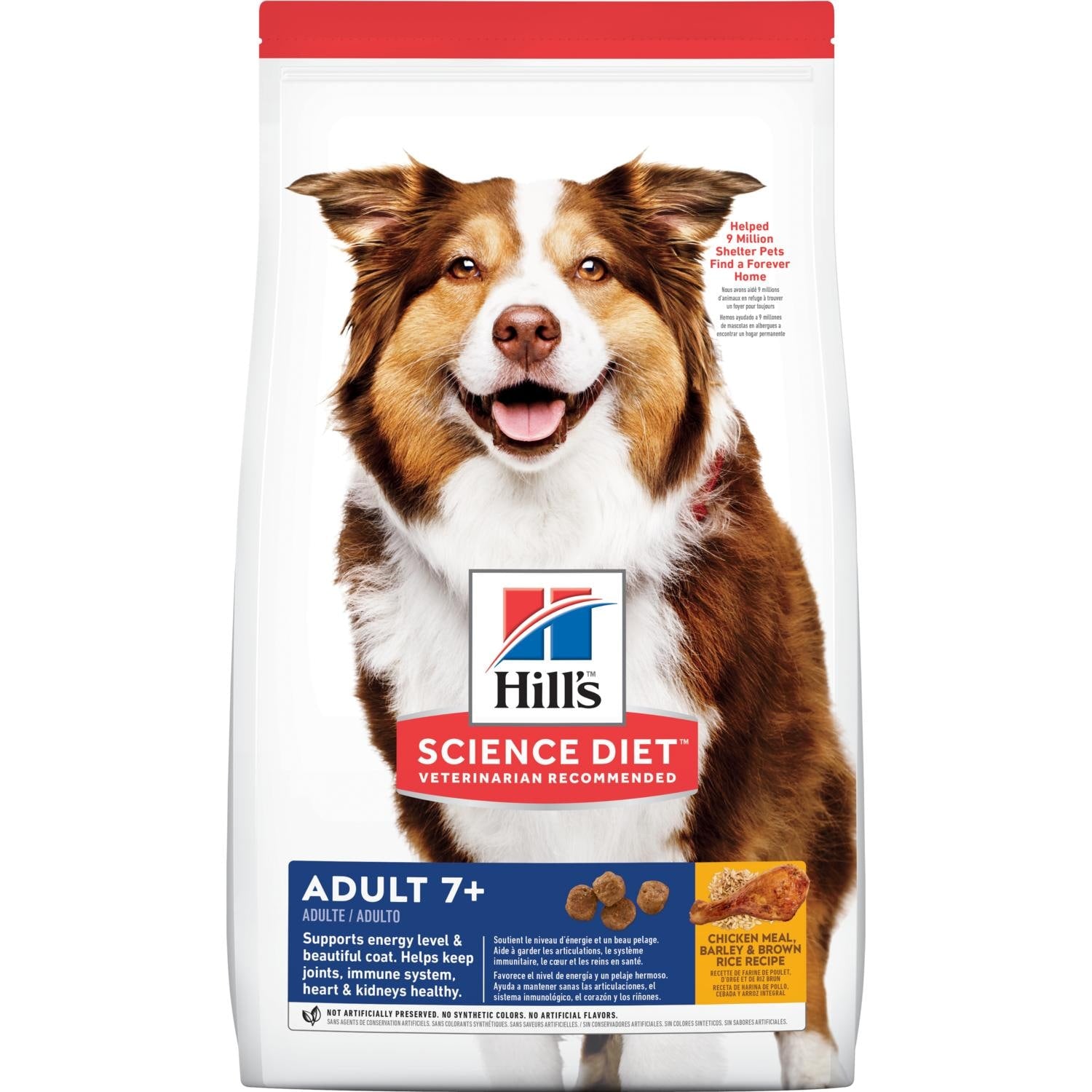 Hill's™ Science Diet™ Adult 7+ Chicken Meal, Barley & Rice Recipe dog food 33 lb