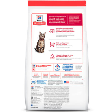 Hill's Science Diet Alimento Seco para Gato Adulto Receta Pollo, 7.3 kg